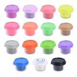 Ensemble d'argile arc-en-ciel Playgo - 15 pots en argile