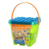 Playgo ensemble de plage château avec accessoires, 21 pièces.