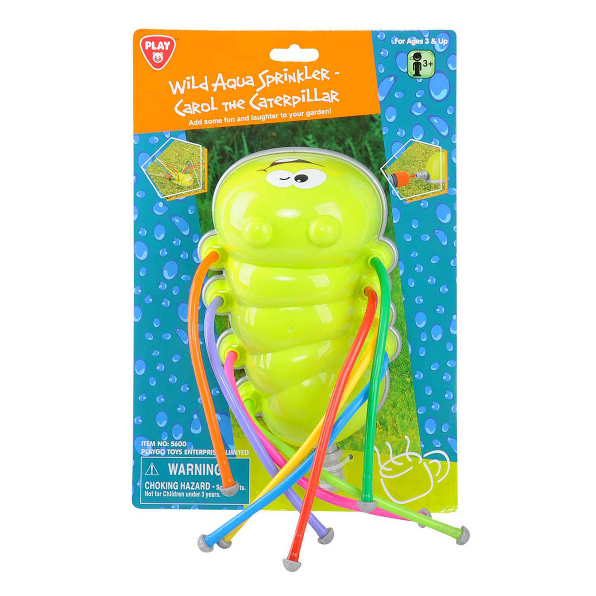 Playgo joue à l'arroseur d'eau Carol la chenille