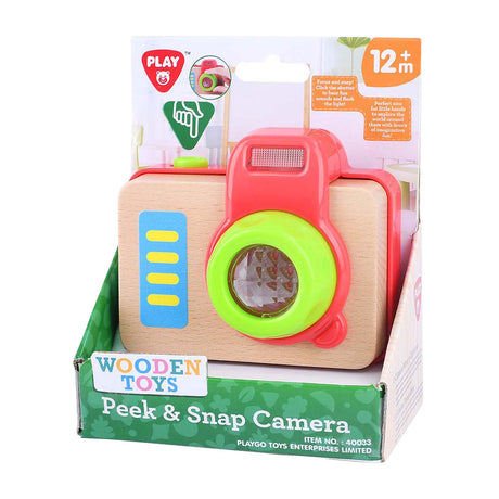 Caméra jouet en bois Playgo