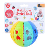 Boule tourbillonnante arc-en-ciel Playgo avec son de hochet