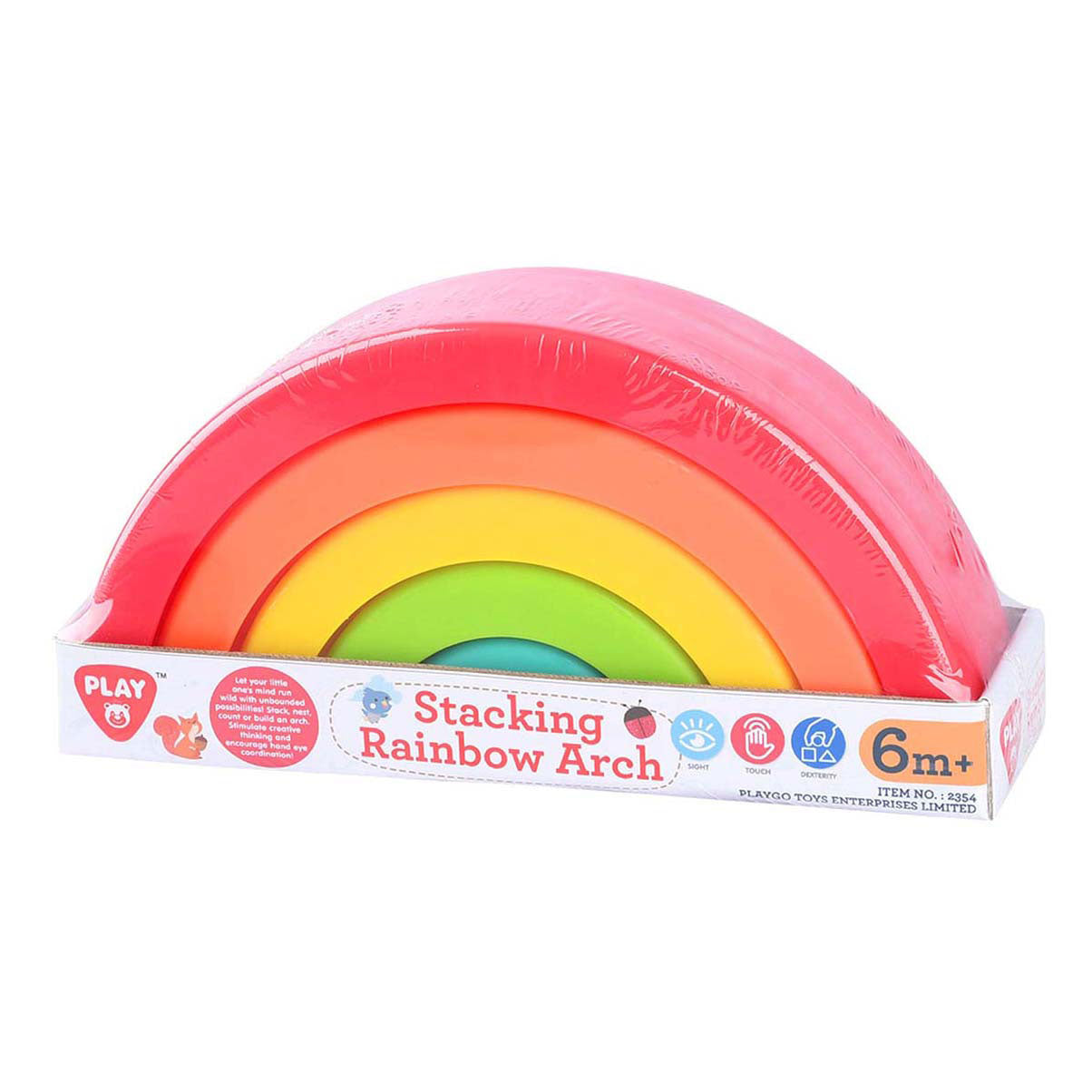 Playgo pile couleur arc-en-ciel - 5 pcs.