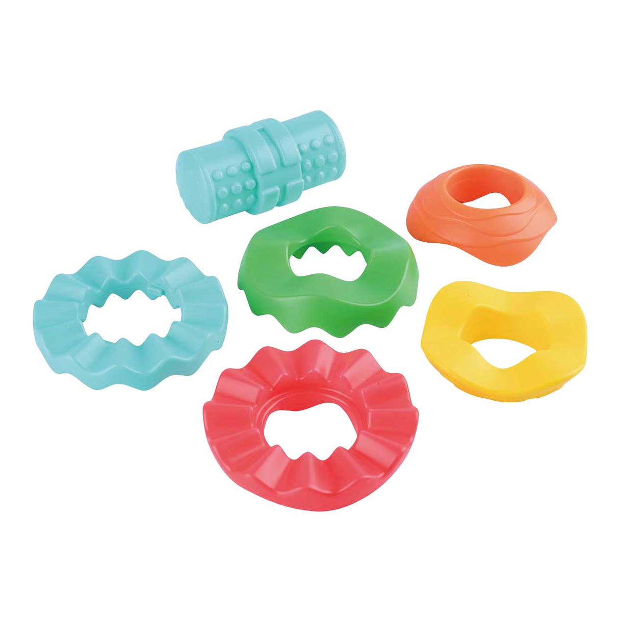 Boule de puzzle arc-en-ciel Playgo - 6 pièces.
