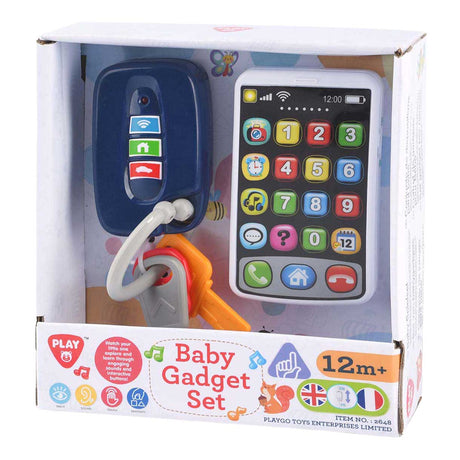 Playgo – ensemble de jouets pour bébé, clés de voiture mobiles, son interactif.