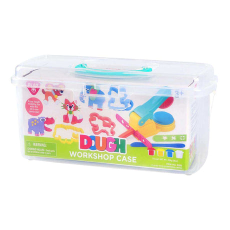 Set d'argile valise atelier Playgo - 4 pots en argile