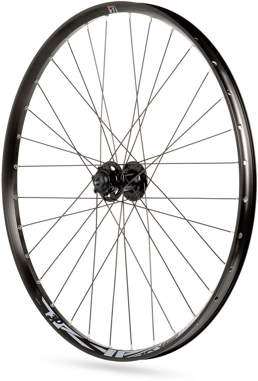 Paire de roues Rodi tryp 25 29 avec axe traversant 15x100 et 9x135 - Support de disque de frein 6 boulons - 8 9 10 11 vitesses - noir