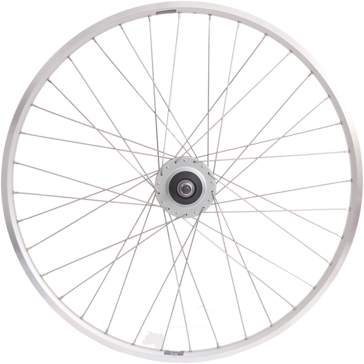 Roue arrière 28 moyeux de frein à rouleaux Nexus 8 avec jante argentée et rayons en acier inoxydable