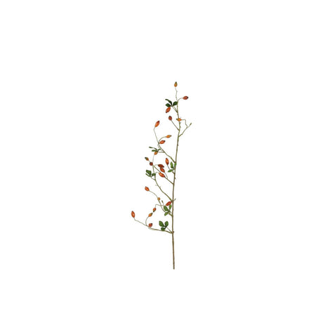 Countryfield branche artificielle églantier orange 3,8x5x108cm