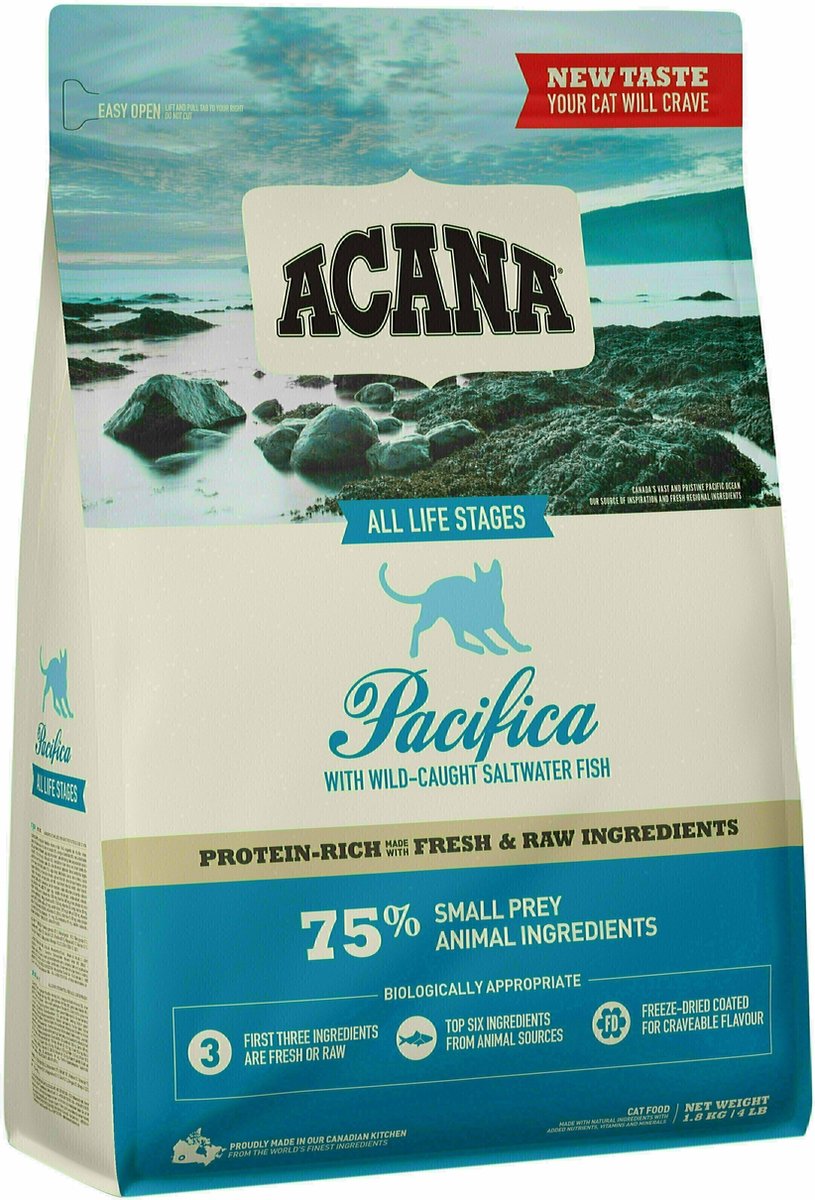 Acana - toutes les étapes de la vie pacifica - nourriture pour chat - 1,8 kg