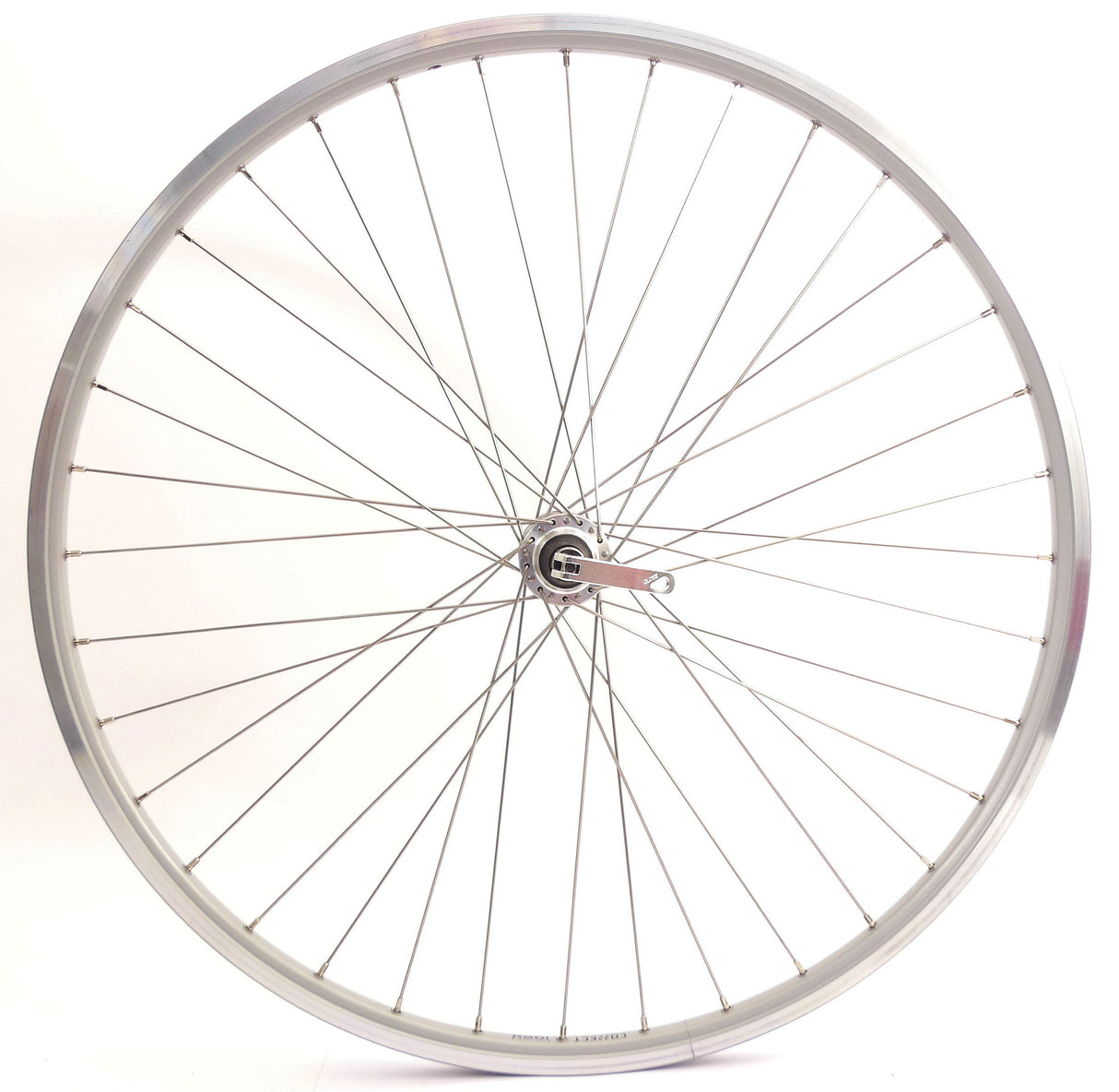 Roue arrière Rodi Connect 28 8 9 10 vitesses 622 x 19 avec blocage rapide et rayons en acier inoxydable - argent