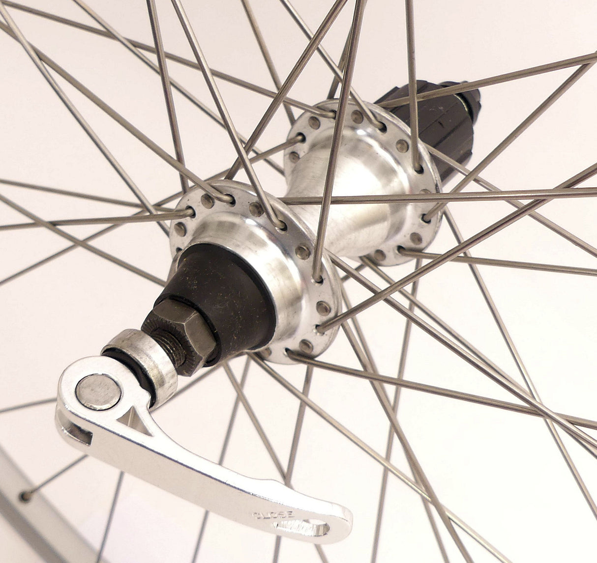 Roue arrière Rodi Connect 28 8 9 10 vitesses 622 x 19 avec blocage rapide et rayons en acier inoxydable - argent