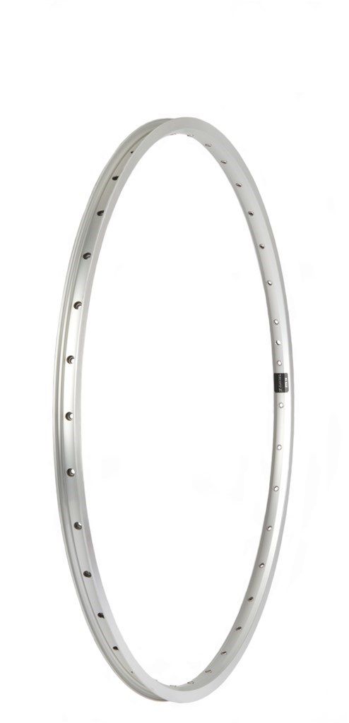 Rim Primax E STR19 26 559 x 19c - 36 hoyos - Spaak 14 Válvula francesa - Plata con borde del freno