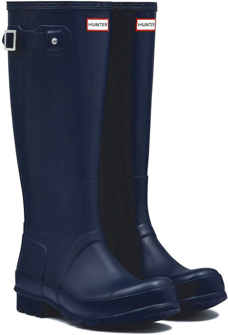 Hunter - bottes de pluie pour hommes - bottes Wellington originales hautes - bleu marine - taille 47eu