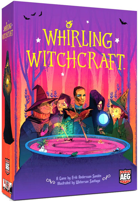 Alderac entertainment group tourbillonnant sorcellerie - jeu de société pour 2-5 joueurs - stratégie magique