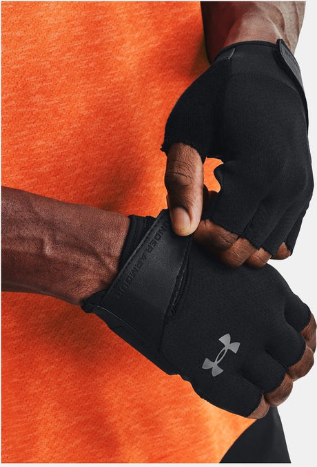 Under Armour m Training Gloves-blk Gants de sport pour hommes - noir - gris pitch