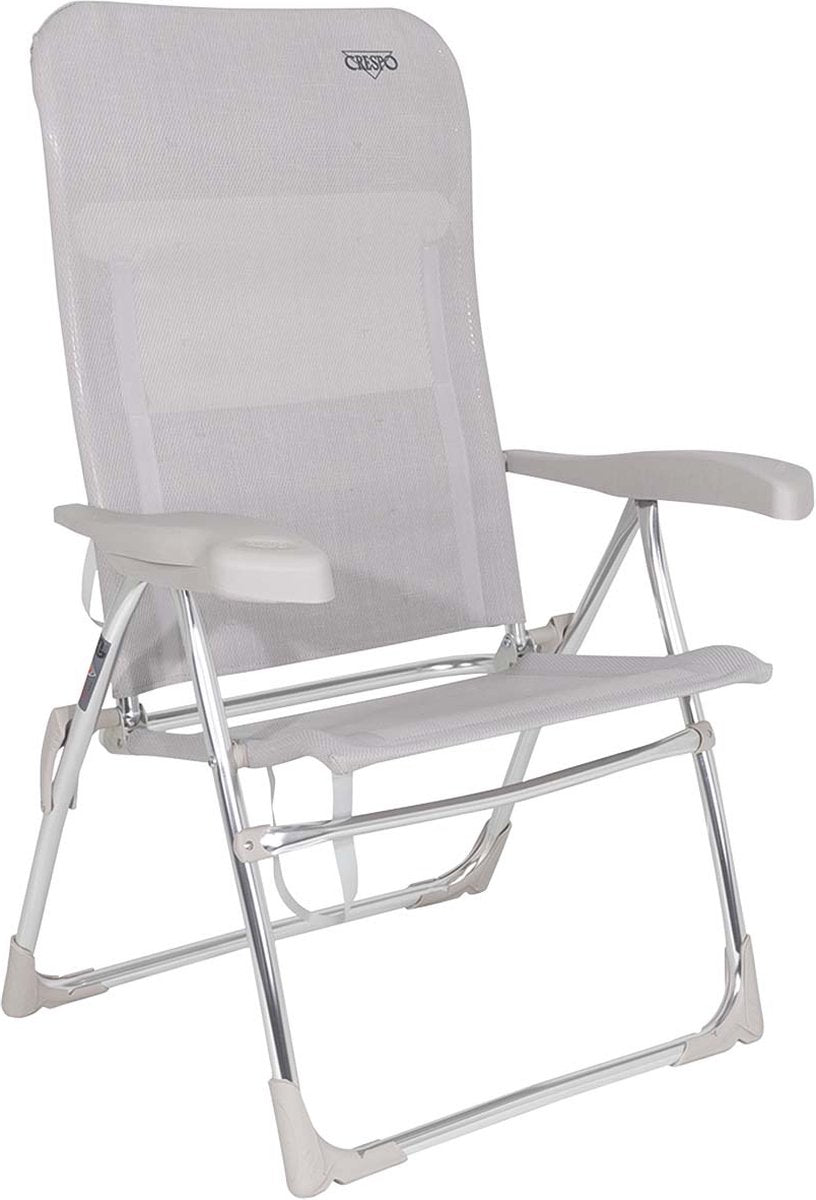 Crespo - chaise de plage - al 206 - gris clair
