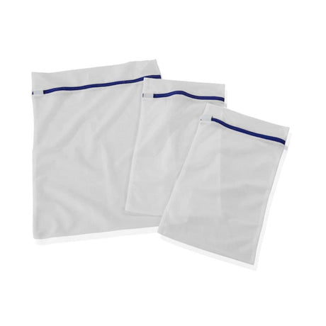 Leifheit pegasus sacs à linge lot de 3 - blanc - bleu