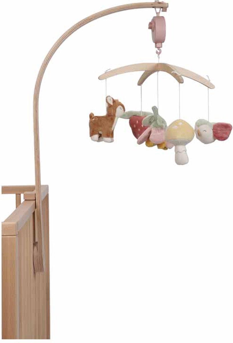 Petit mobile musical hollandais en bois - jardin féérique