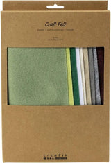 Creativ company feutre de loisir, a4, feuille 210x297 mm, épaisseur 2 mm, naturel, 10 pièces 1 boîte