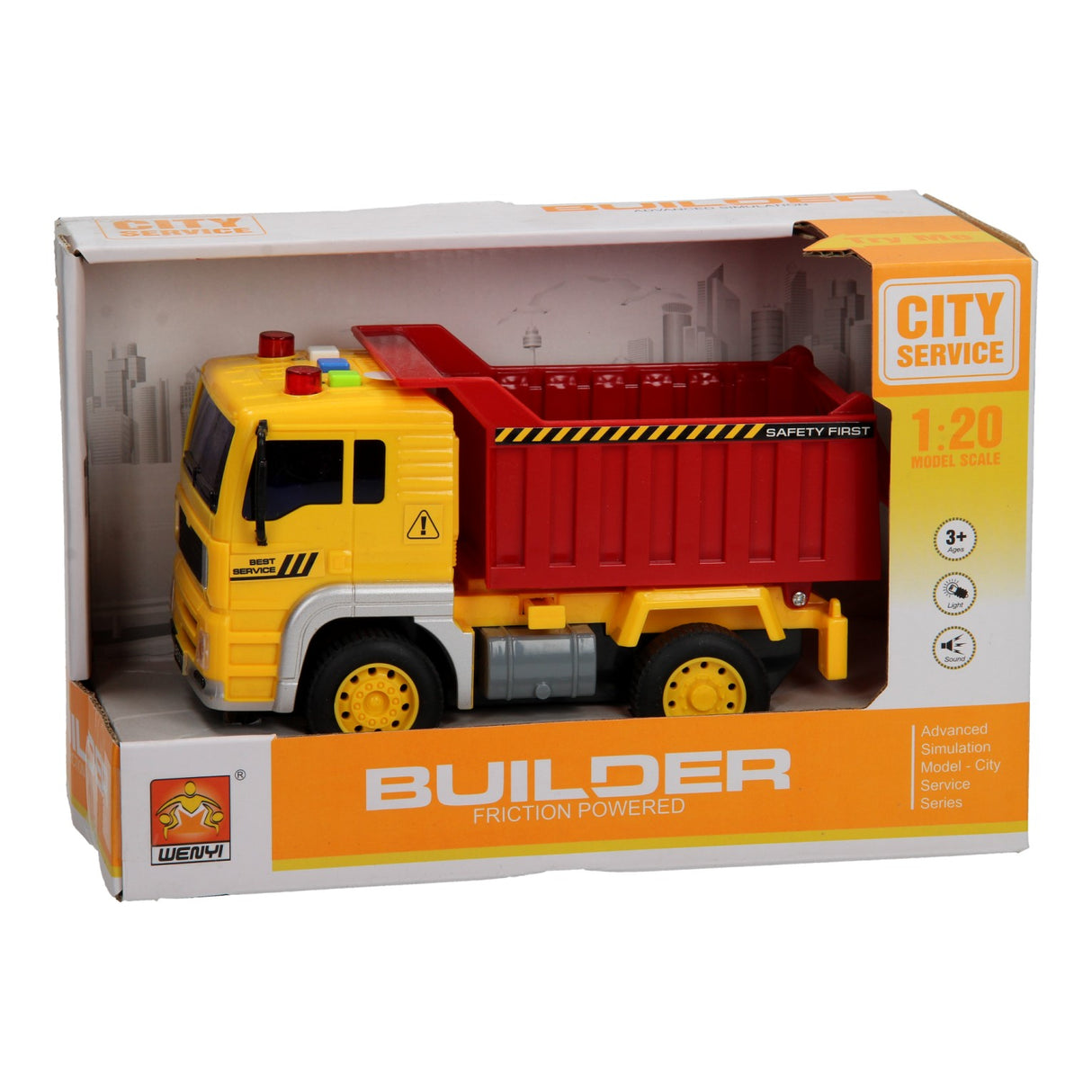 Abi kiepwagen licht geluid 1:20