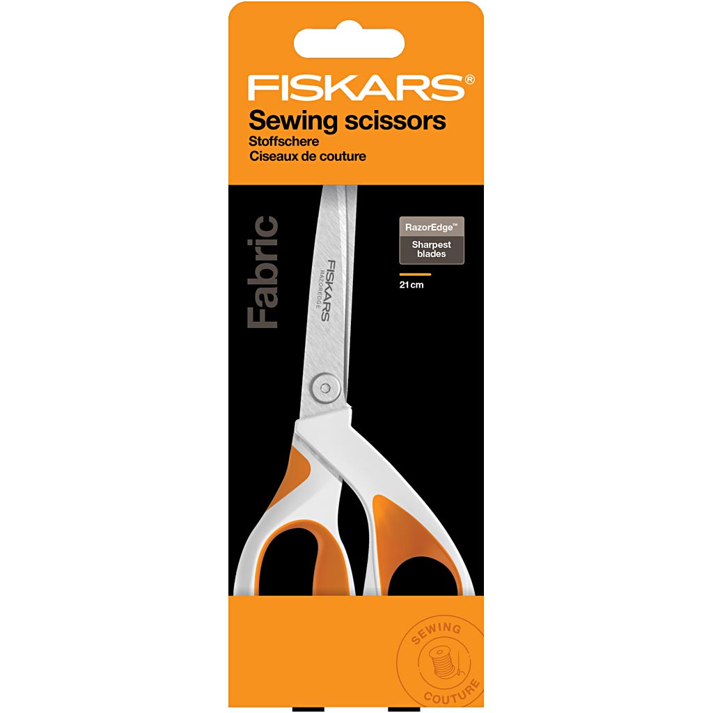 Fiskars tissu razoredge softgrip®, l: 21 cm, 1 pièce
