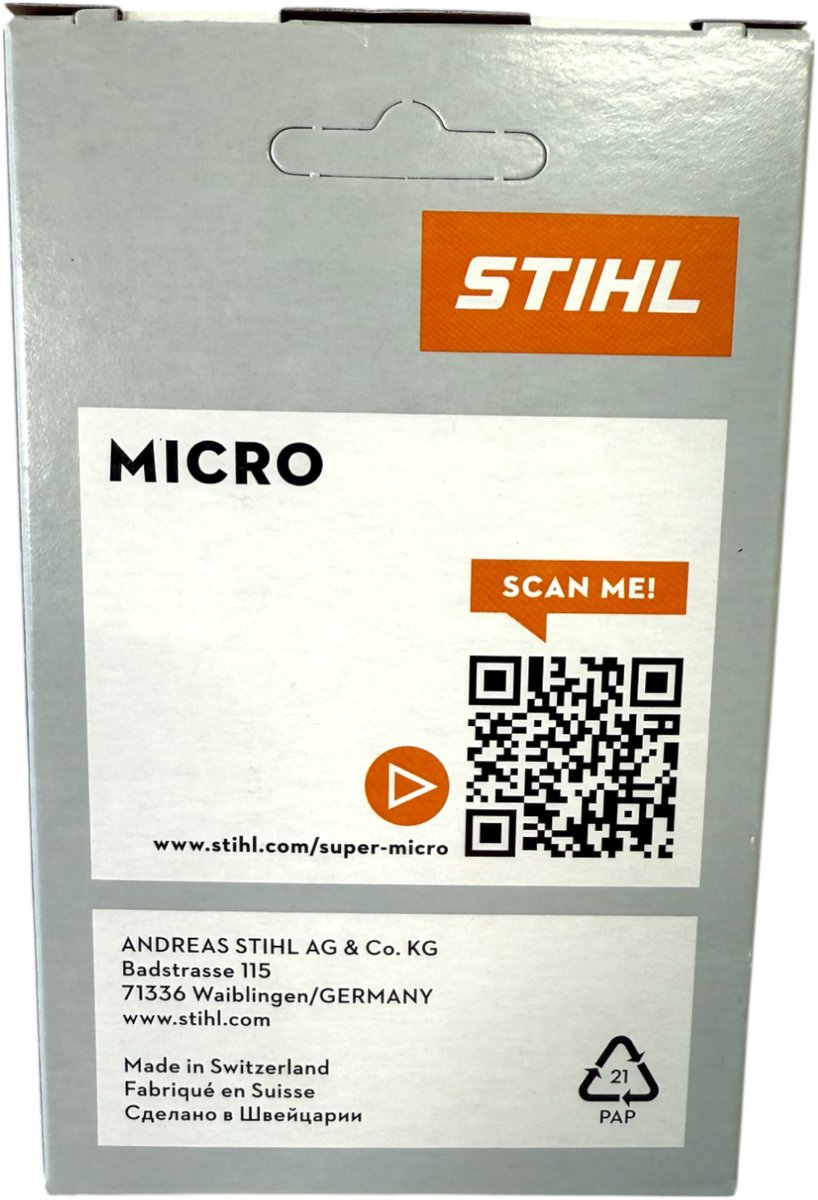 Pic Accessoires Chaîne De Scie Stihl | co micro 3 (pm3), 1 4 p, 1,1 mm, 30 cm - 36700000064