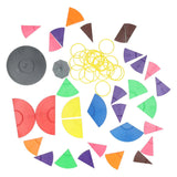 Jeu de cercle de fractions de pêche Albatros, 72 pcs.