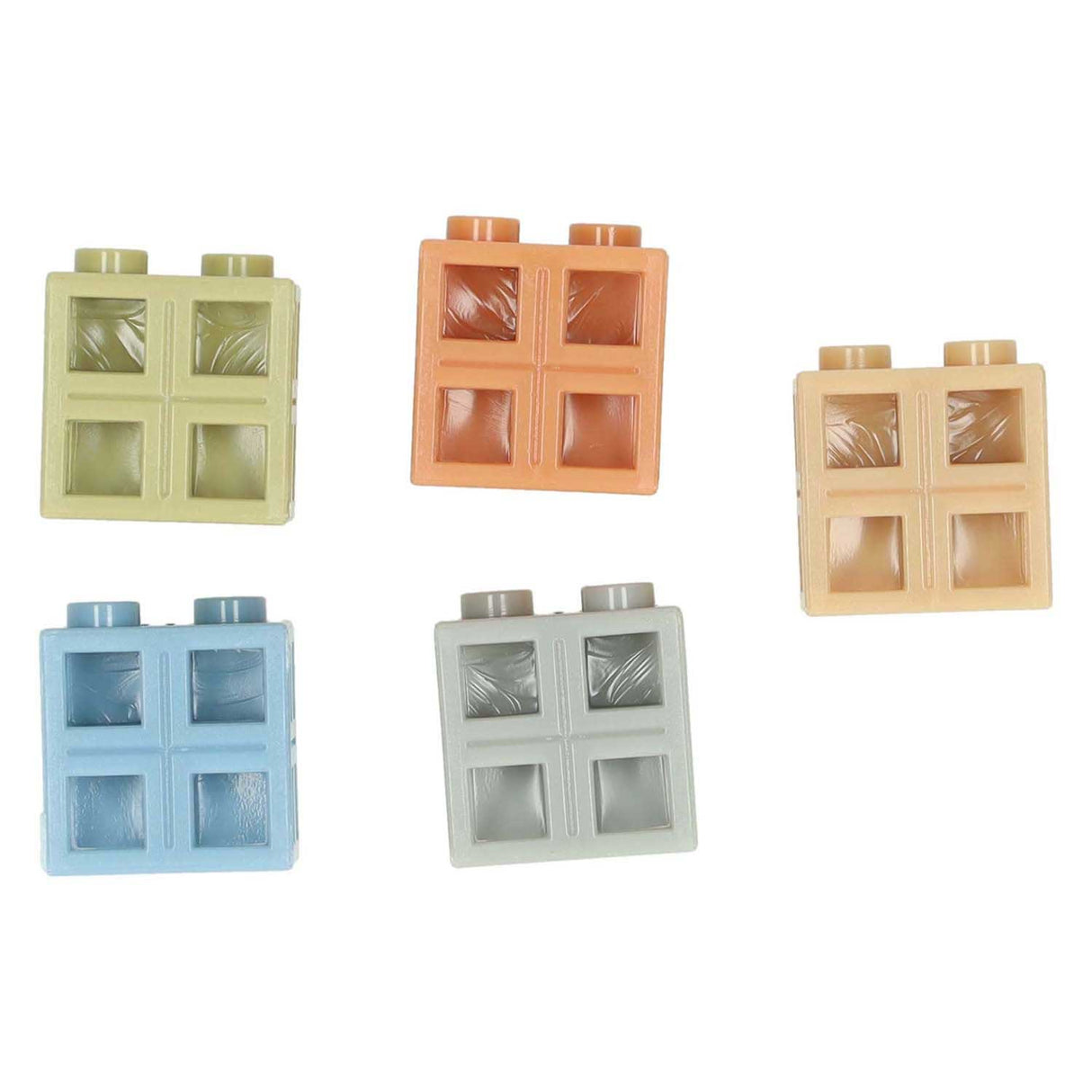 Blocs de grille connectables couleurs naturelles - 300 pcs.