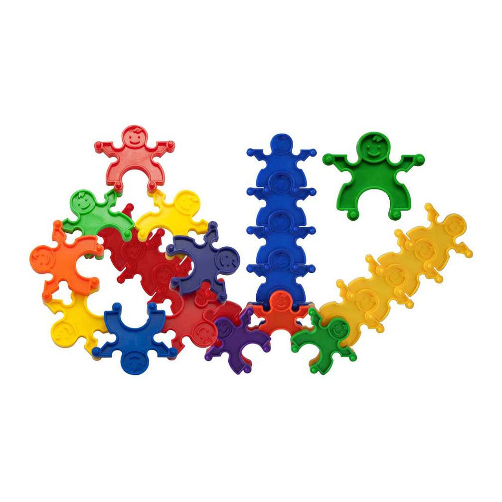 Figurines de construction colorées de pêche Albatros, 36 pcs.