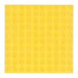 Plaque de construction jaune - 16x16cm