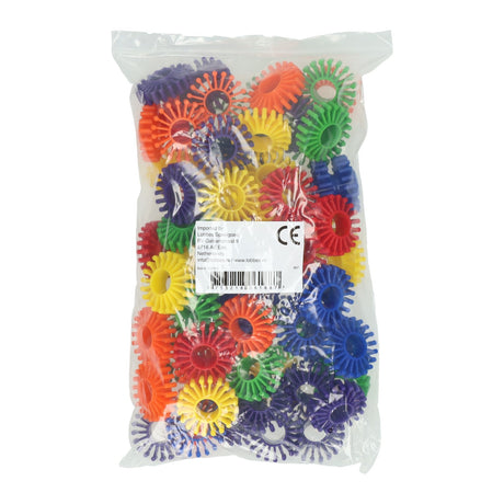Disques de construction colorés pour la pêche Albatros - 72 pcs.