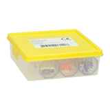 Octogones empilables à paillettes - 12 pcs