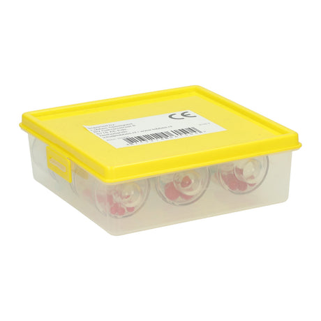 Blocs sonores et de tri avec perles en 3 tailles - 9 pcs