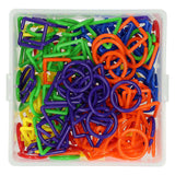 Géoliens colorés - 180pcs.