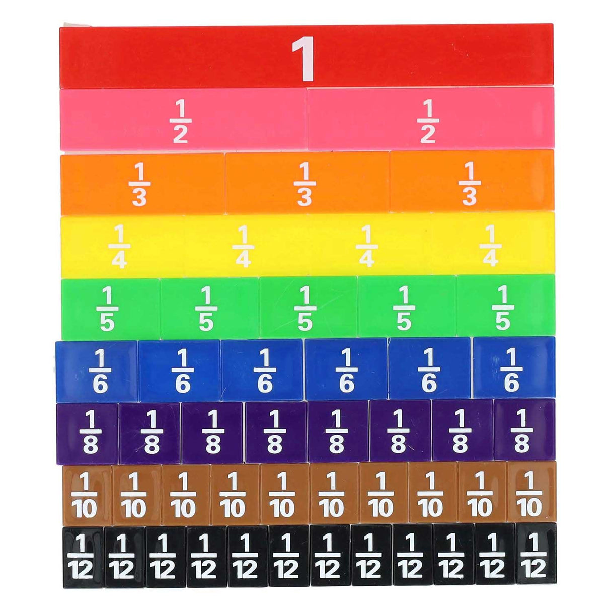 Tuiles de fractions - 51 pcs.
