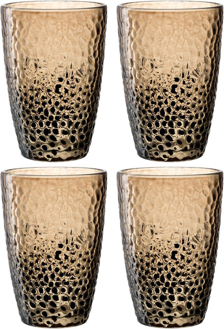 Verre à long drink Leonardo matera 340ml sable - set 4