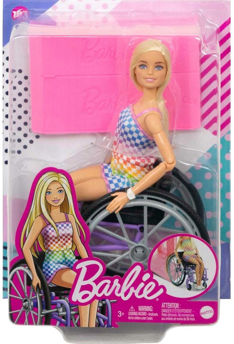 Fauteuil roulant Barbie fashionista - poupée de mode