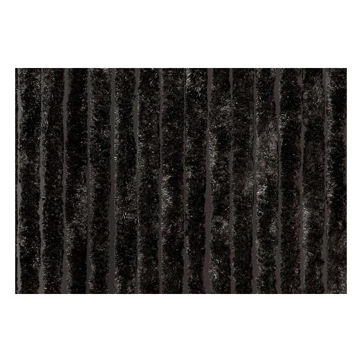 Wicotex rideau queue de chat 100x240 noir