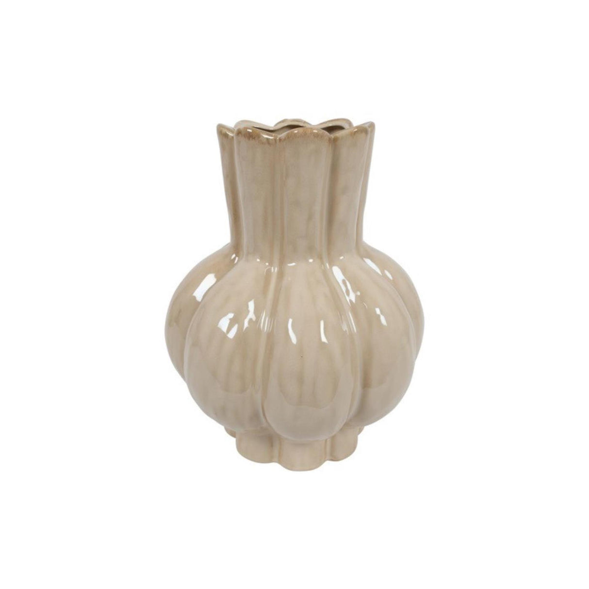 Countryfield vase elro l ø25xh33cm beige