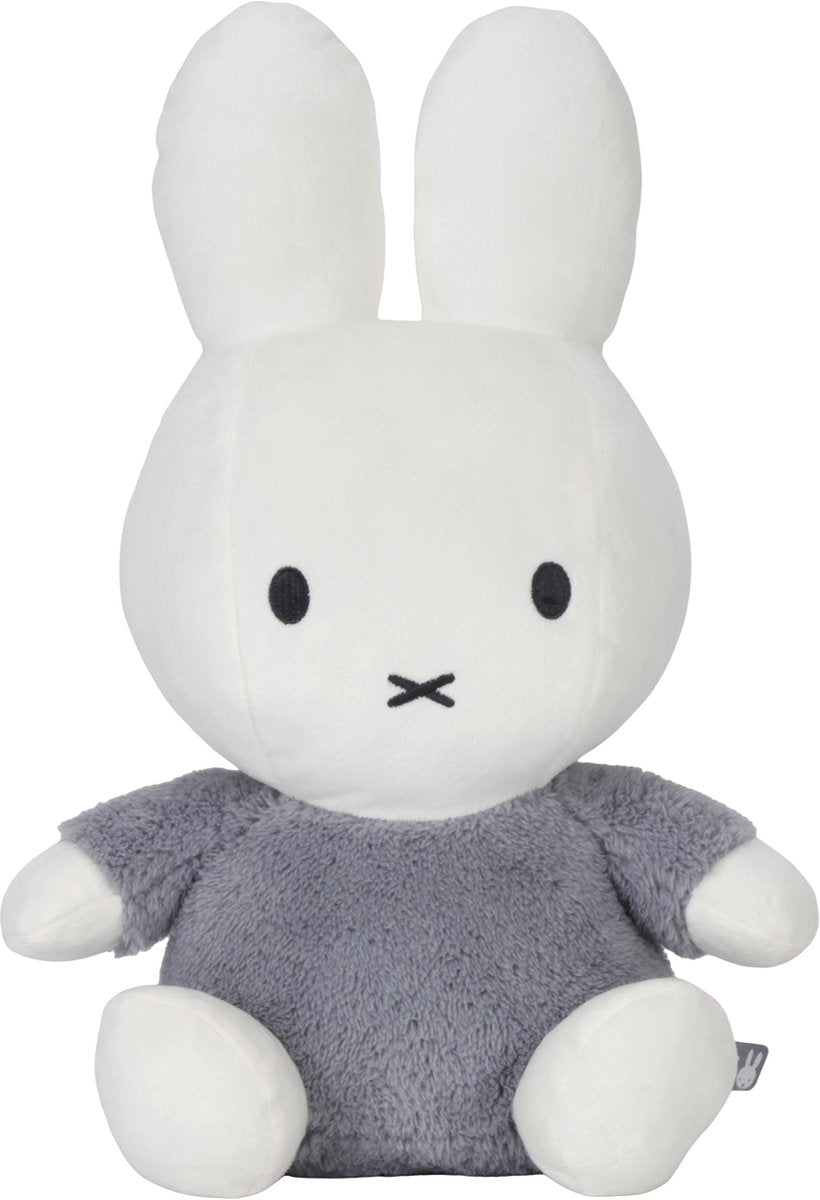 Miffy peluche pelucheuse 35 cm bleu