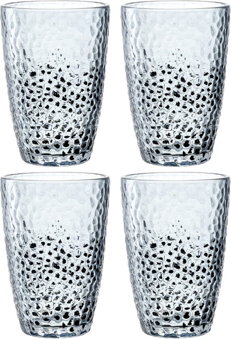 Verre à long drink Leonardo matera 340ml bleu - set 4