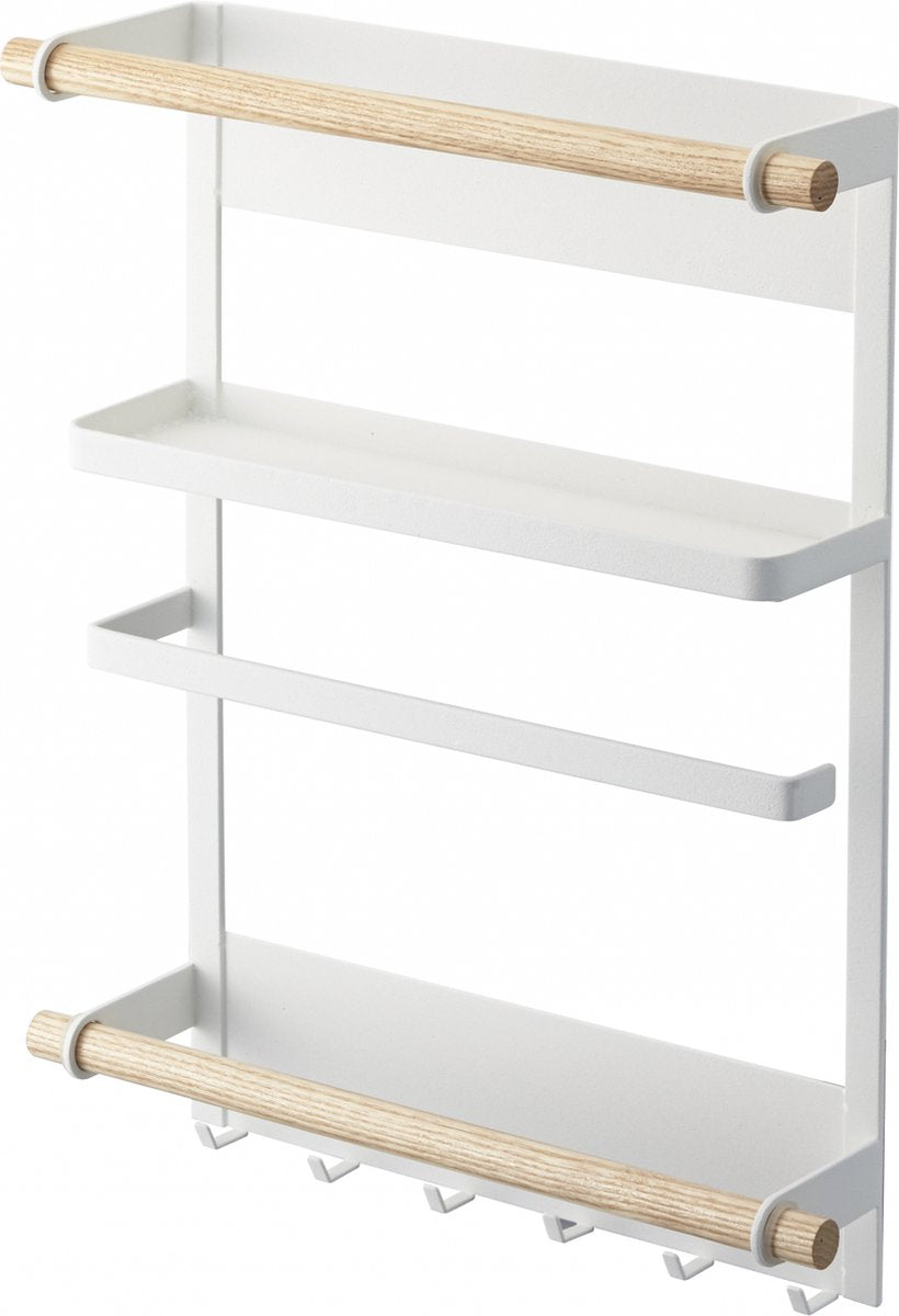 Réfrigérateur à grille de cuisine magnétique Yamazaki - tosca - blanc