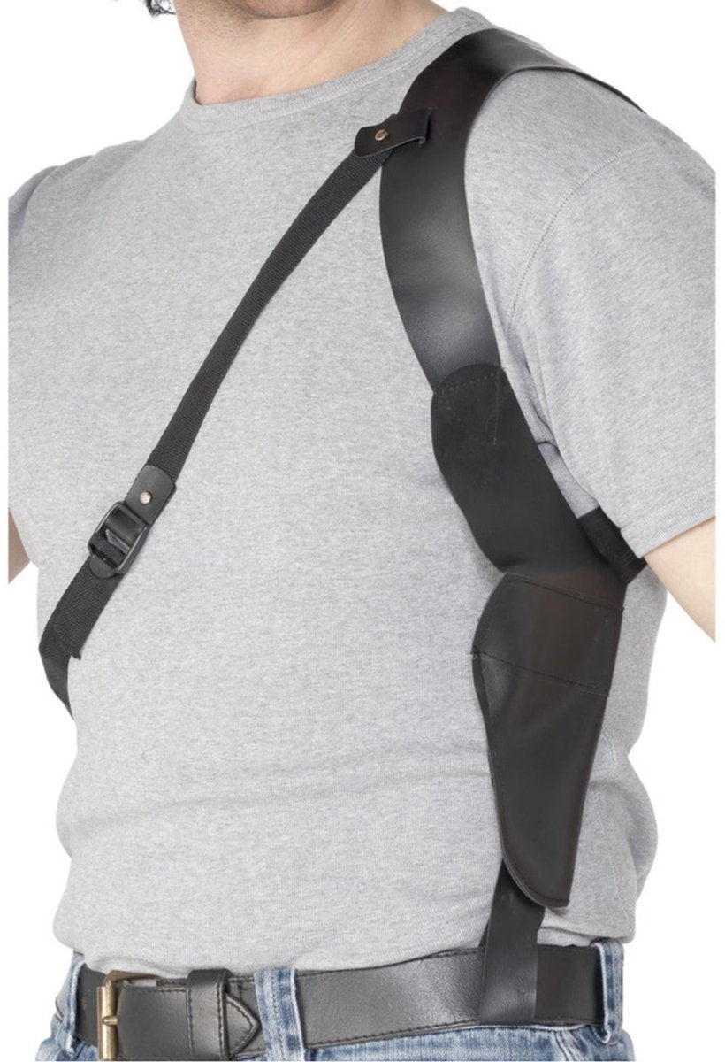 Étui d’épaule Smiffys - noir - aspect cuir - accessoires d’habillage - porte-pistolet - cowboy