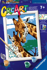 Ravensburger Creart peinture au numéro - Girafes mignonnes