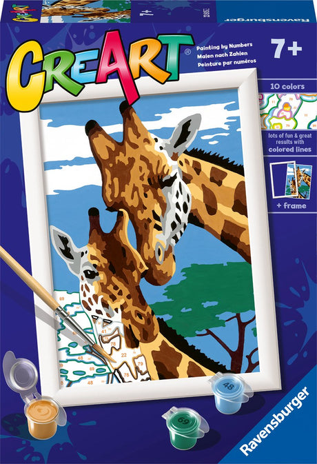 Ravensburger Creart peinture au numéro - Girafes mignonnes