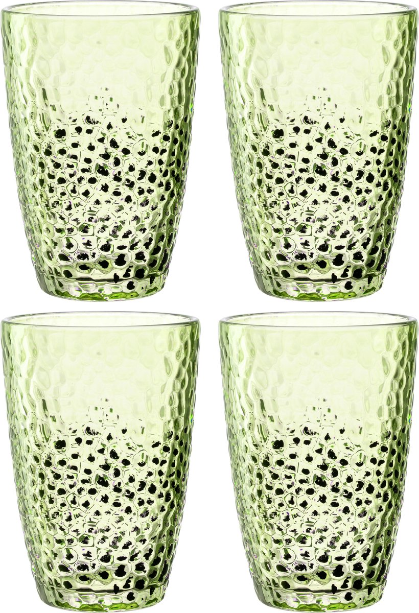 Verre à long drink Leonardo matera 340ml vert - set 4