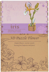 Kit de construction 3D en bois iris - 60 pièces.