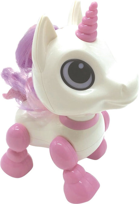 Lexibook power unicorn mini - petit robot licorne avec son et lumière - rob02uni