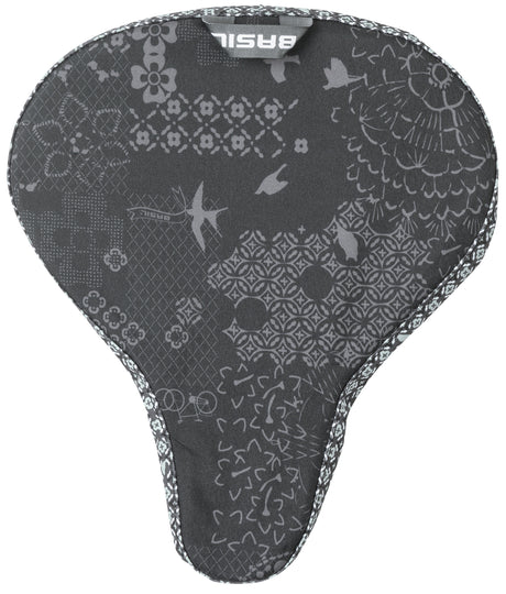 Basil Bohème Saddle cover Charcoal