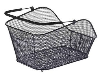 Basil Icon M Multi System bicycle basket on the back black